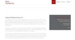 Desktop Screenshot of lopezengineers.com